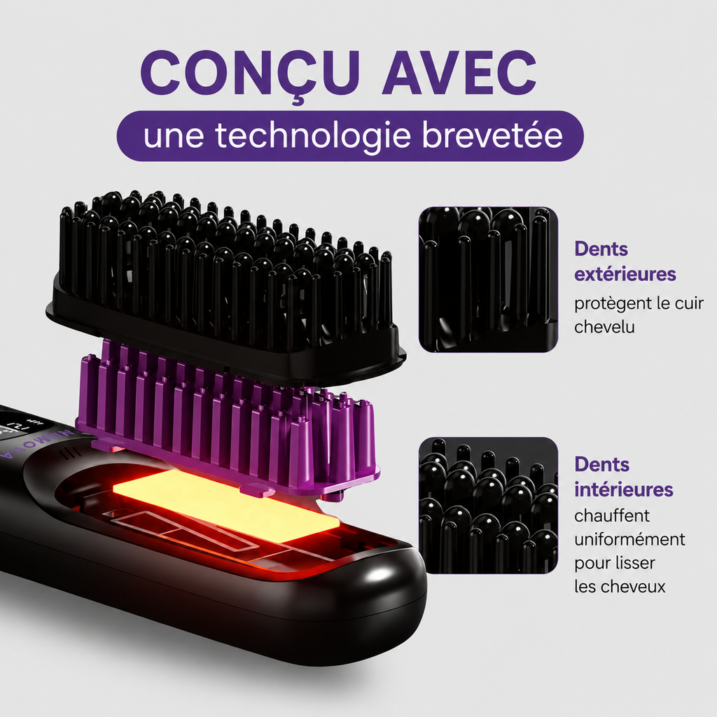 Brosse Lissante Sans Fil