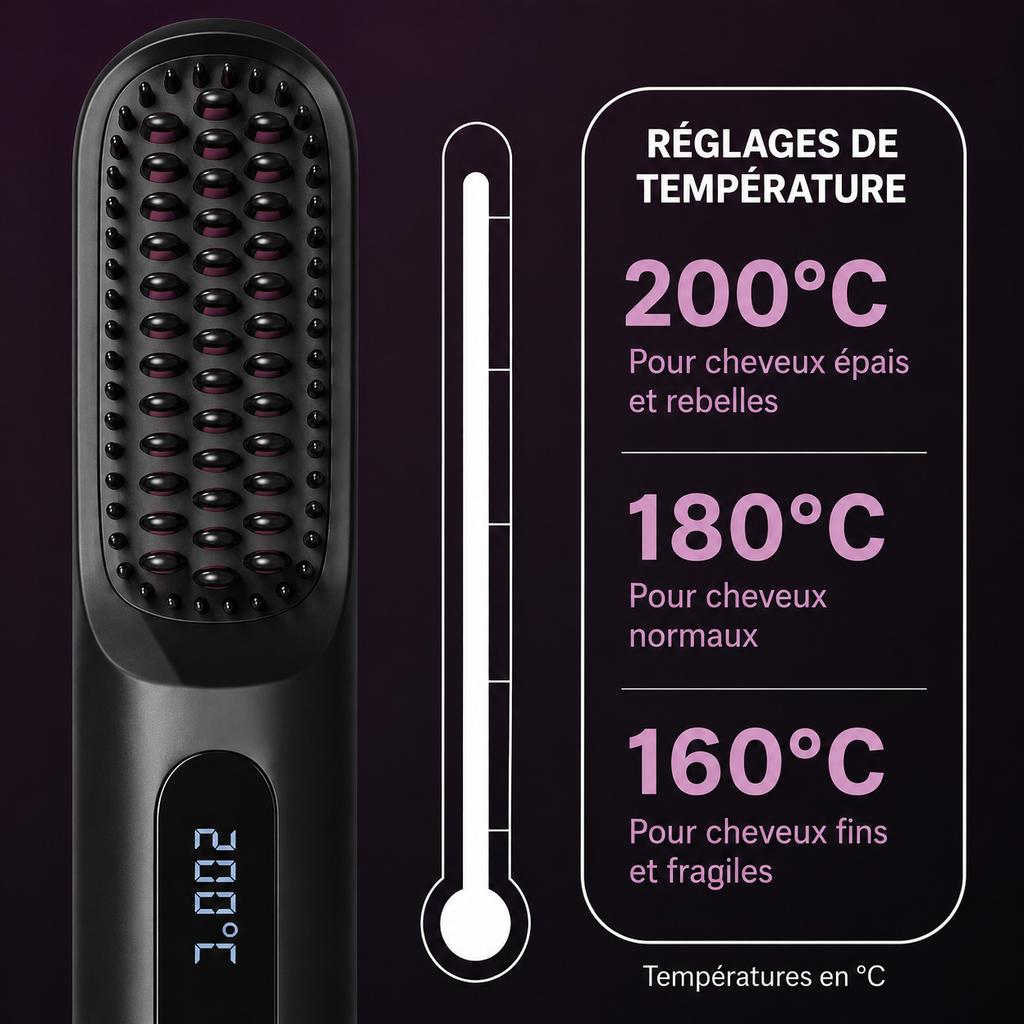 Brosse Lissante Sans Fil